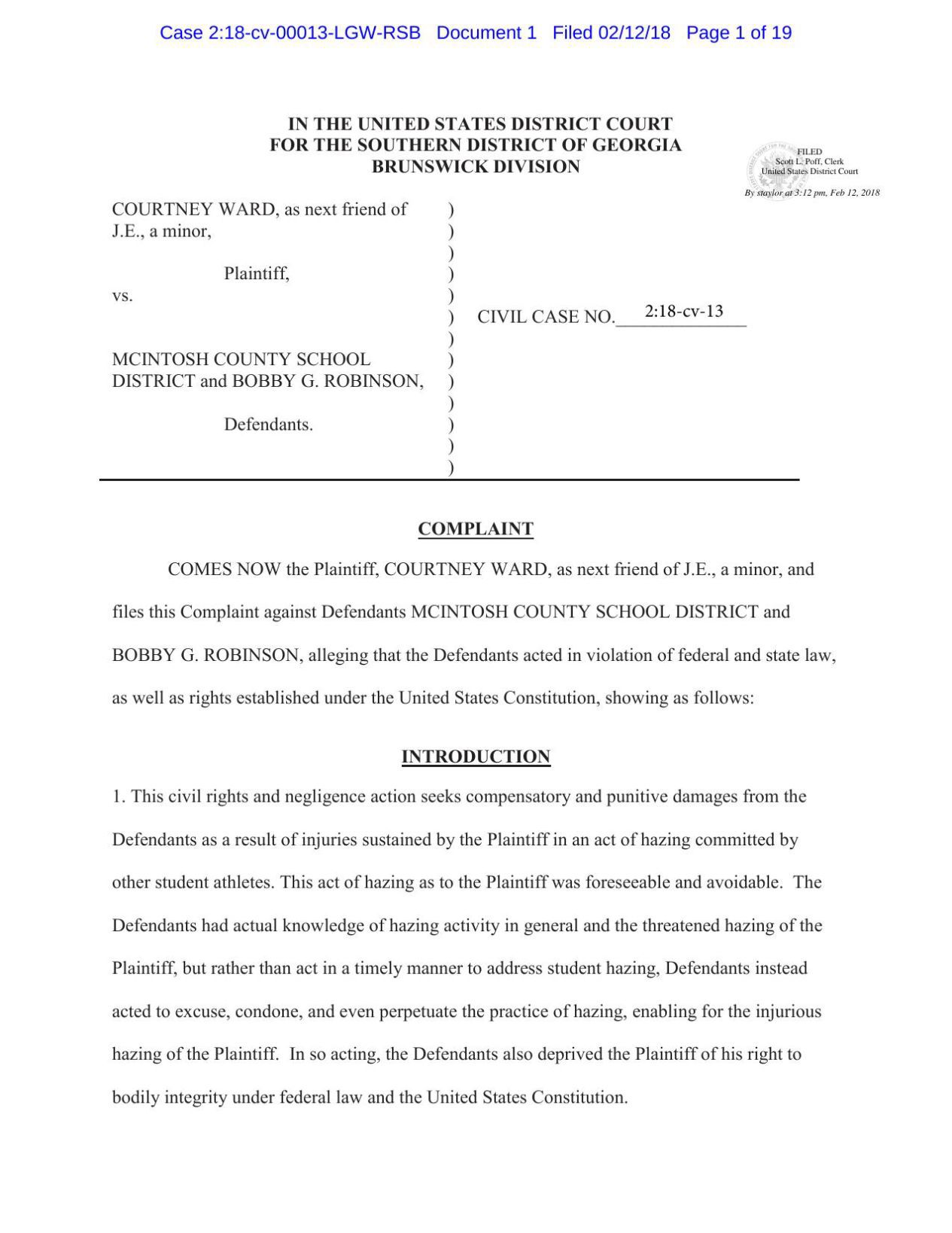 mcintosh county georgia divorce forms
